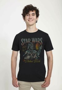 Star Wars STAR WARS: CLASSIC OLD SCHOOL CHOKE UNISEX - Triko s potiskem - black
