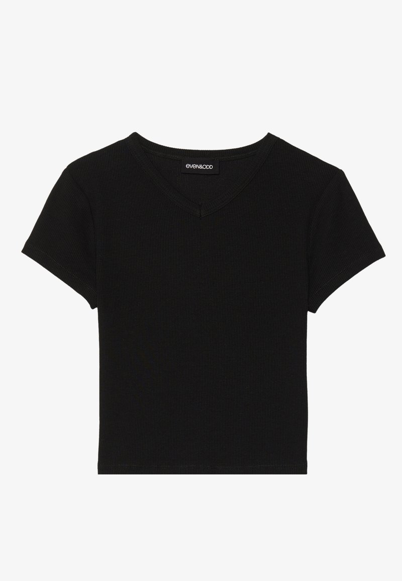 Even&Odd T-shirt basic zwart