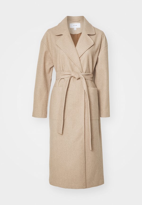 VIPOKA LONG COAT - Classic coat - savannah tan melange4