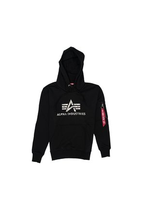 Alpha Industries 3D CAMO LOGO - Kapuzenpullover - black woodland