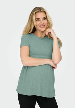 MALAYA S/S O-NECK  - T-shirt basique - jadeite