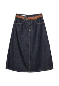 BELTED - Suknja A kroja - dark blue