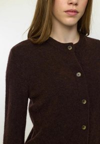 Soft Rebels ALLISON O-NECK - Jopica - chocolate plum melange