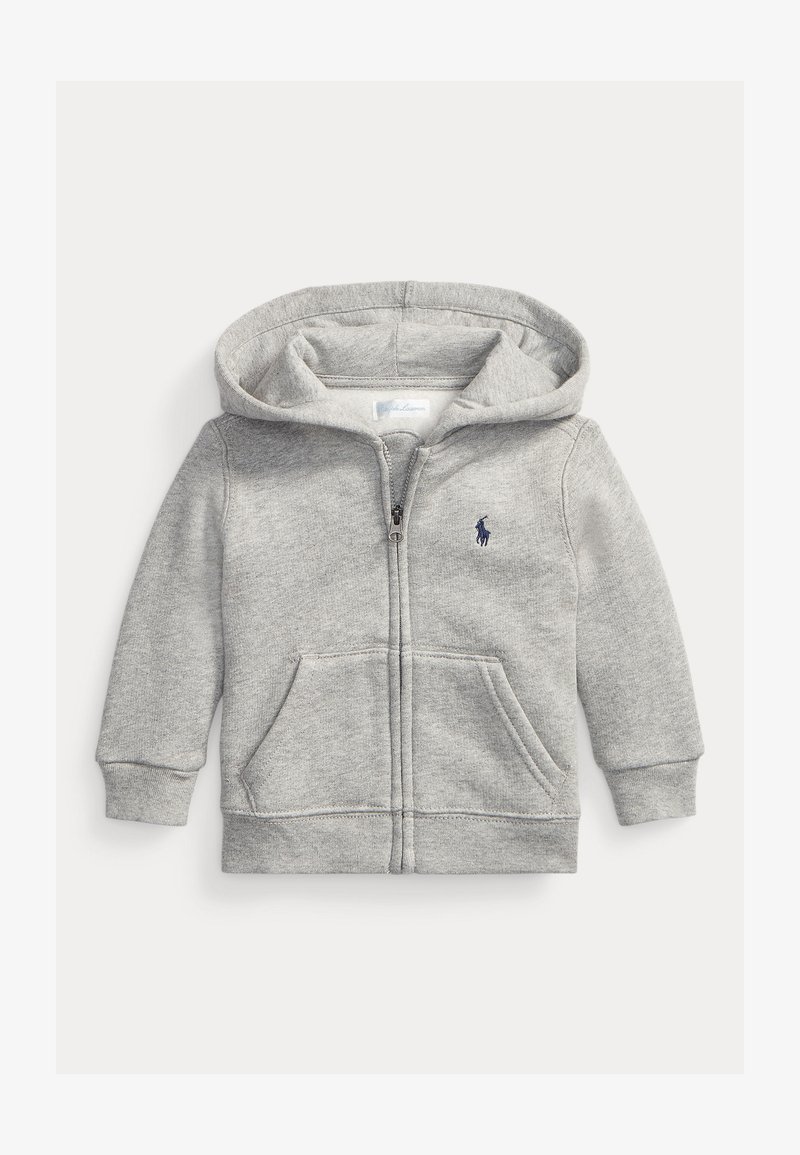 Polo Ralph Lauren FLEECE FULL ZIP HOODIE 0-2Y - Lukuga pusa - dark heather