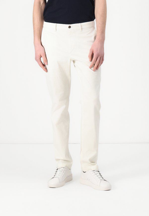DENTON STRUCTURE - Chinos - ivory silk