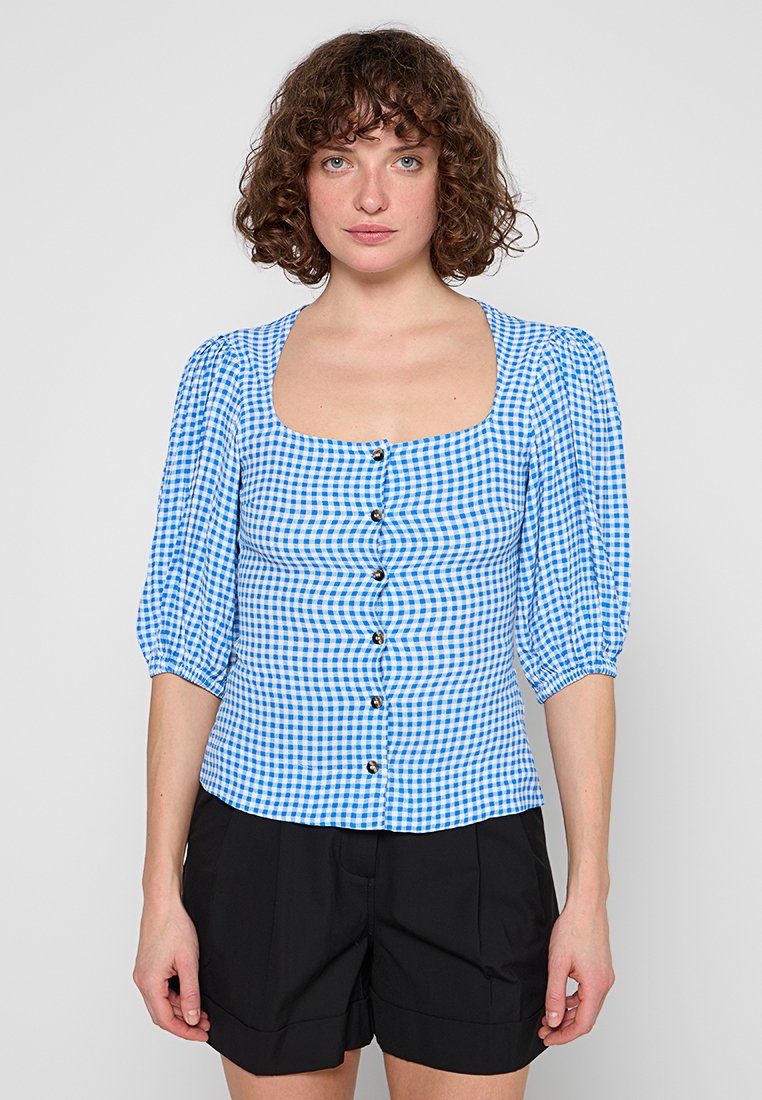Ganni Blouse blauw