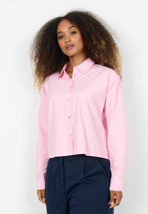 NETTI - Blúzka so zapínaním na gombíky - rose