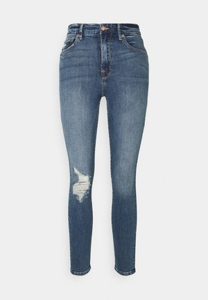 Jeans Skinny Fit - destroyed denim