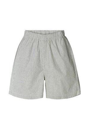 GAI+LISVA CAROLINE - Shorts - dark grey ecru stripe