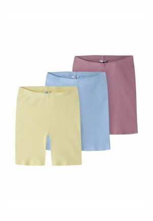 TWO SOON 3-PACK BIKER - Leggings - pastel yellow