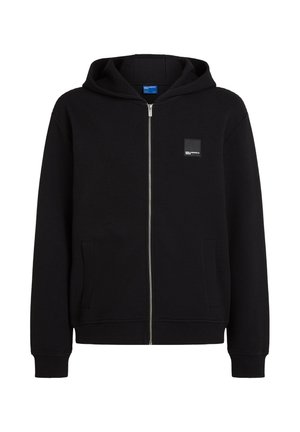 Karl Lagerfeld Jeans, KLJ WAFFLE ZIP-UP HOODIE - Φούτερ με φερμουάρ - black