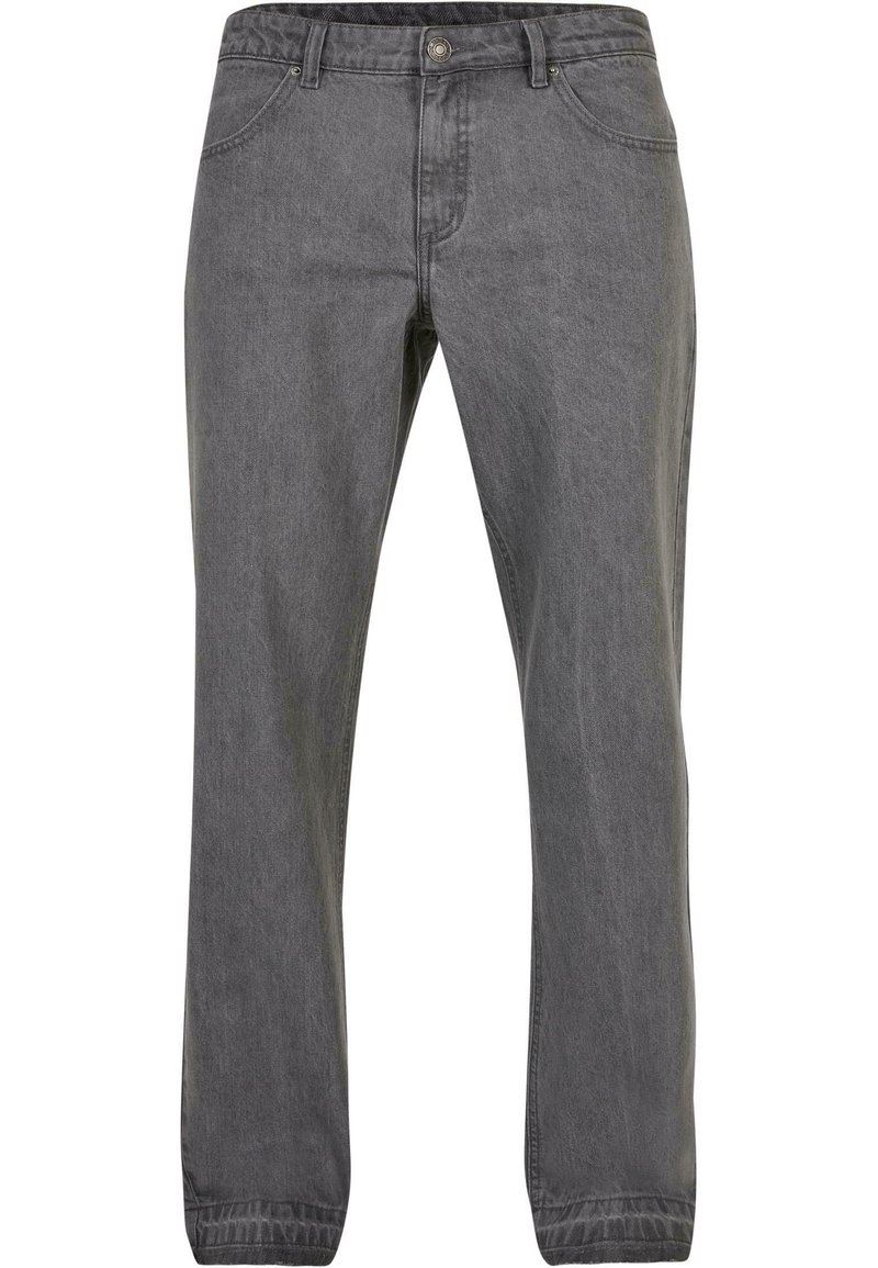 Urban Classics - OPEN EDGE  - Jeans Straight Leg - midgrey, Forstør