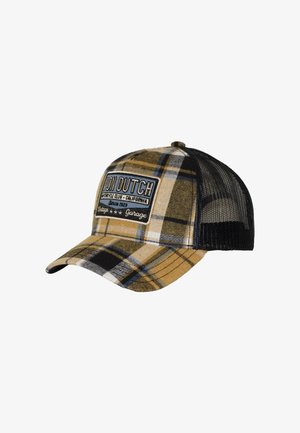 Von Dutch, CASQUETTE BASEBALL À CARREAUX AVEC FILET ET PATCH CARRREAUX11 - Casquette - bleu