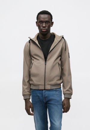 JJEBASIC HOOD - Lett jakke - dark brown