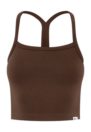 Smilodox, CROP TOP VONDA - Top - braun