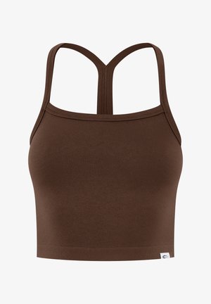 Smilodox, CROP TOP VONDA - Top - braun