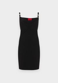 KIRALA - Trikotāžas kleita - black
