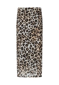 s.Oliver MET DECORATIEF TUNNELKOORD - A-Linien-Rock - ecru