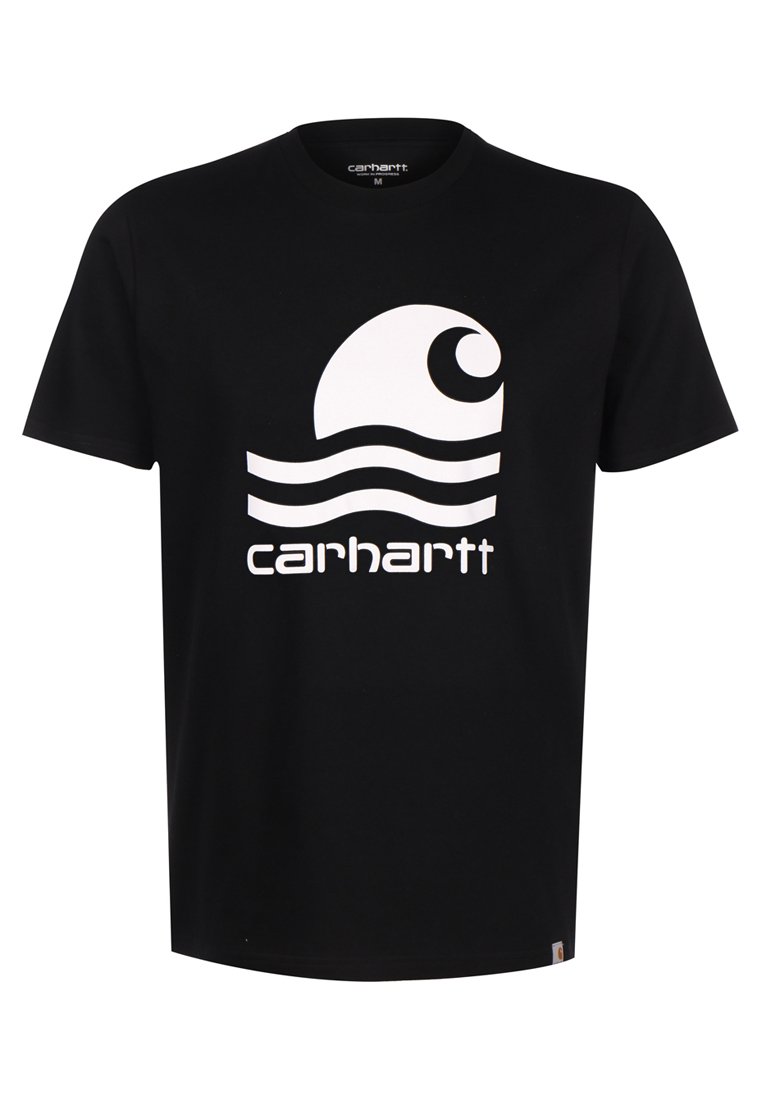 Carhartt WIP SWIM T shirts med print blackwhite Carhartt WIP SWIM - T-shirts med print - white/submarine