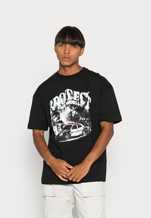 UNSIEX - Print T-shirt - black