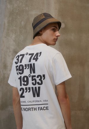 COORDINATES TEE - T-Shirt print - white
