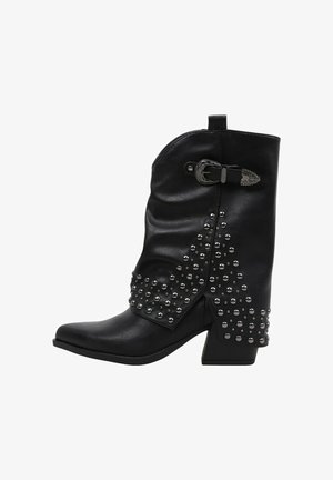 LIMMA, SOBEK - Bottines de cowboy / motard - black