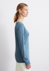 Marc O'Polo BOAT NECK - Pikkade varrukatega topp - hazy blue