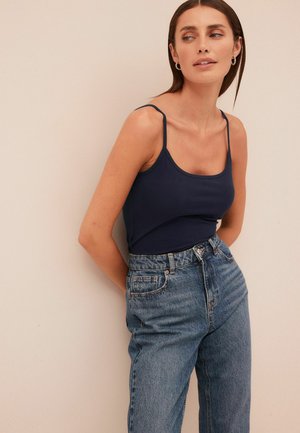 THIN STRAP - Top - navy blue