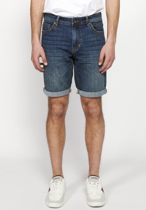 STRECTH REGULAR FIT - Shorts di jeans - azul med   medium blue