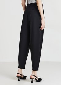 Calliope BALLOON FIT - Pantalon classique - ultrablack