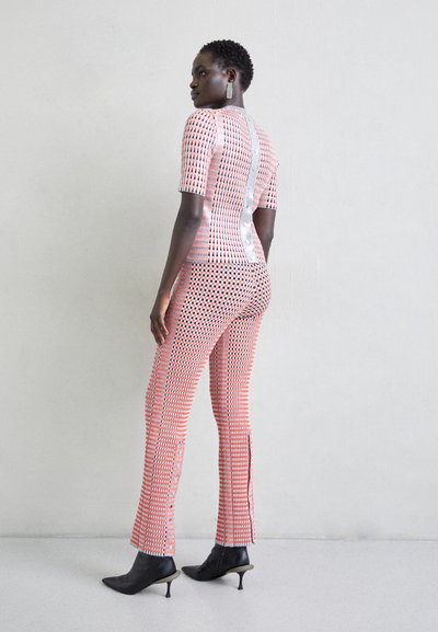 Rabanne PANTALON - Παντελόνι - light red