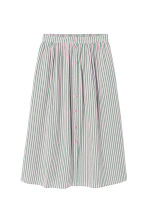 Promod, JUPE MIDI RAYÉE ÉVASÉE - Jupe trapèze - rayures multicolores