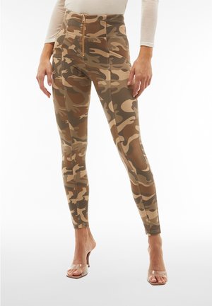 CAMOUFLAGE - Pantalones - beige mimetico