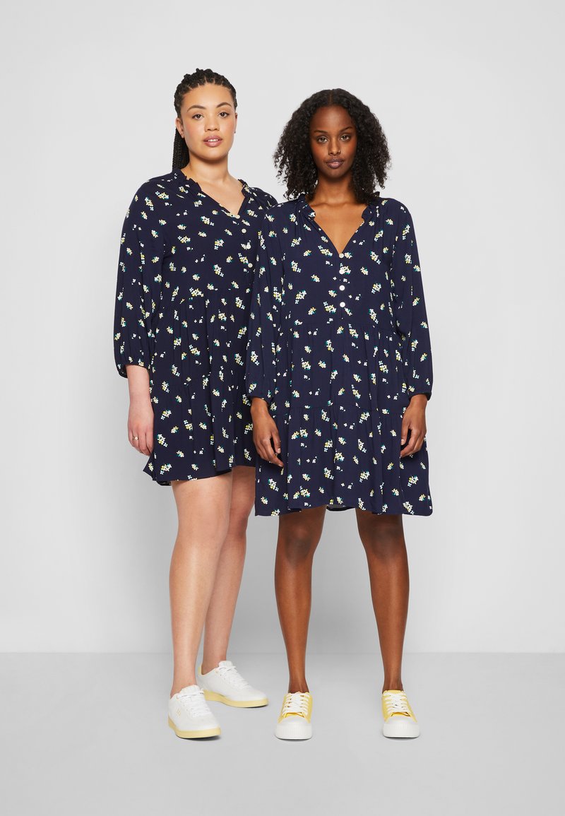 GAP TIER MINI DRESS Robe chemise navy/bleu marine ZALANDO.FR