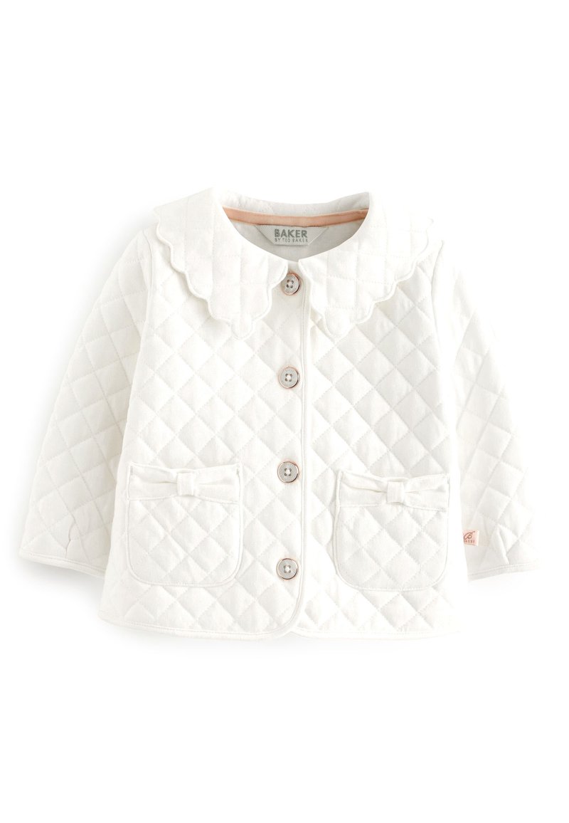 Baker by Ted Baker BAKER BY TED BAKER WHITE QUILTED JACKET Veste mi