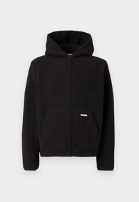 JCOGRID ZIP HOOD - Sweat zippé - black