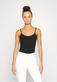 ONLY ONLLOVE SINGLET 2 PACK - Μπλούζα - black/black