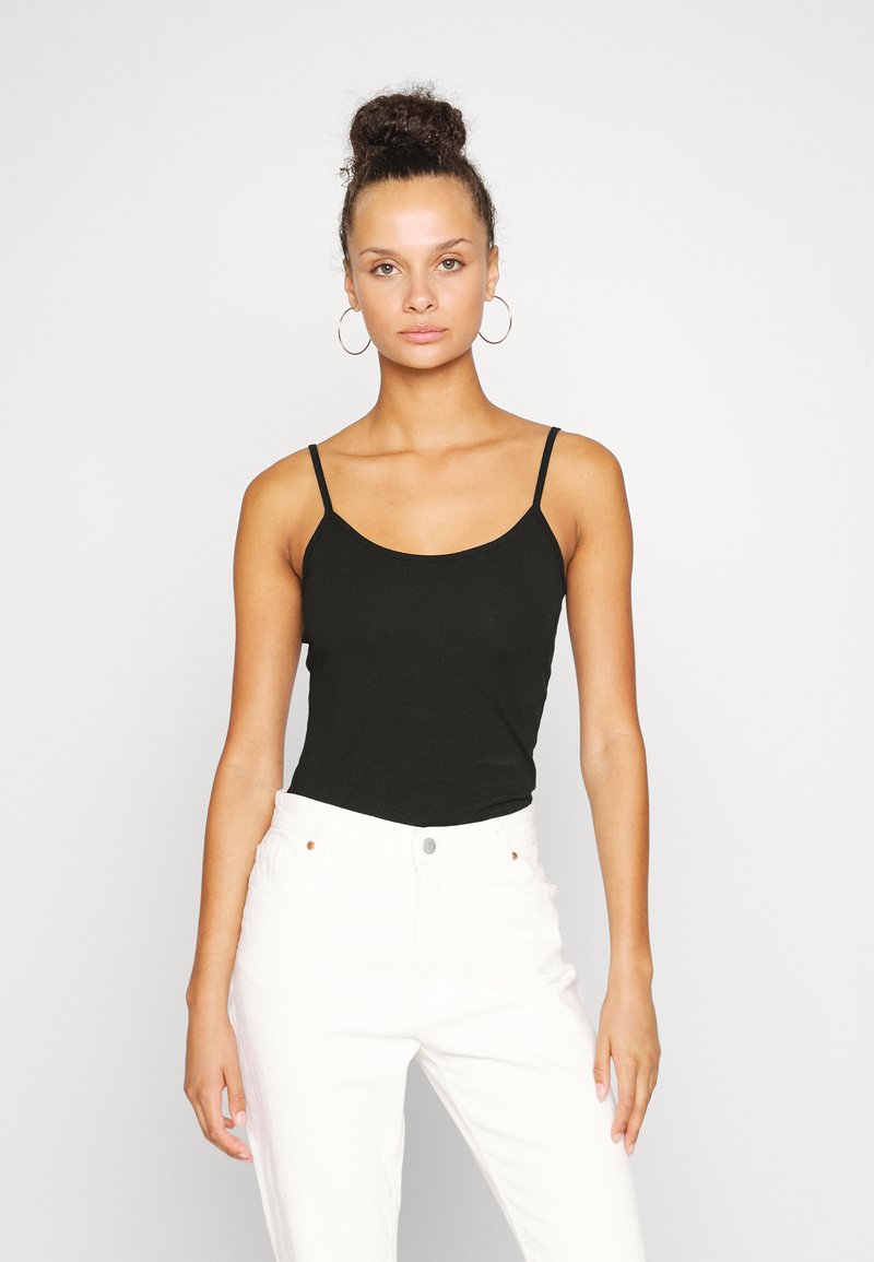 ONLY ONLLOVE SINGLET 2 PACK - Μπλούζα - black/black