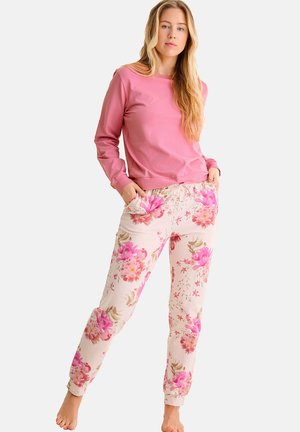 MANCHES LONGUES ROBIN SET - Pyjama - rose