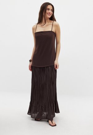 SHEER SLIP - Maksikleit - brown