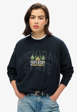 TRAVEL SOUVENIR LOOSE CREW  - Sweatshirt - eclipse navy
