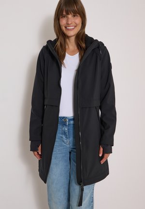Cecil, Sleeveless Sweater with Round Neck - Parka - black