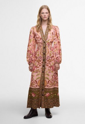 Barbour BARBOUR FARM RIO ALICE LONG SLEEVE MAXI DRESS - Päevakleit - olive/multi-coloured
