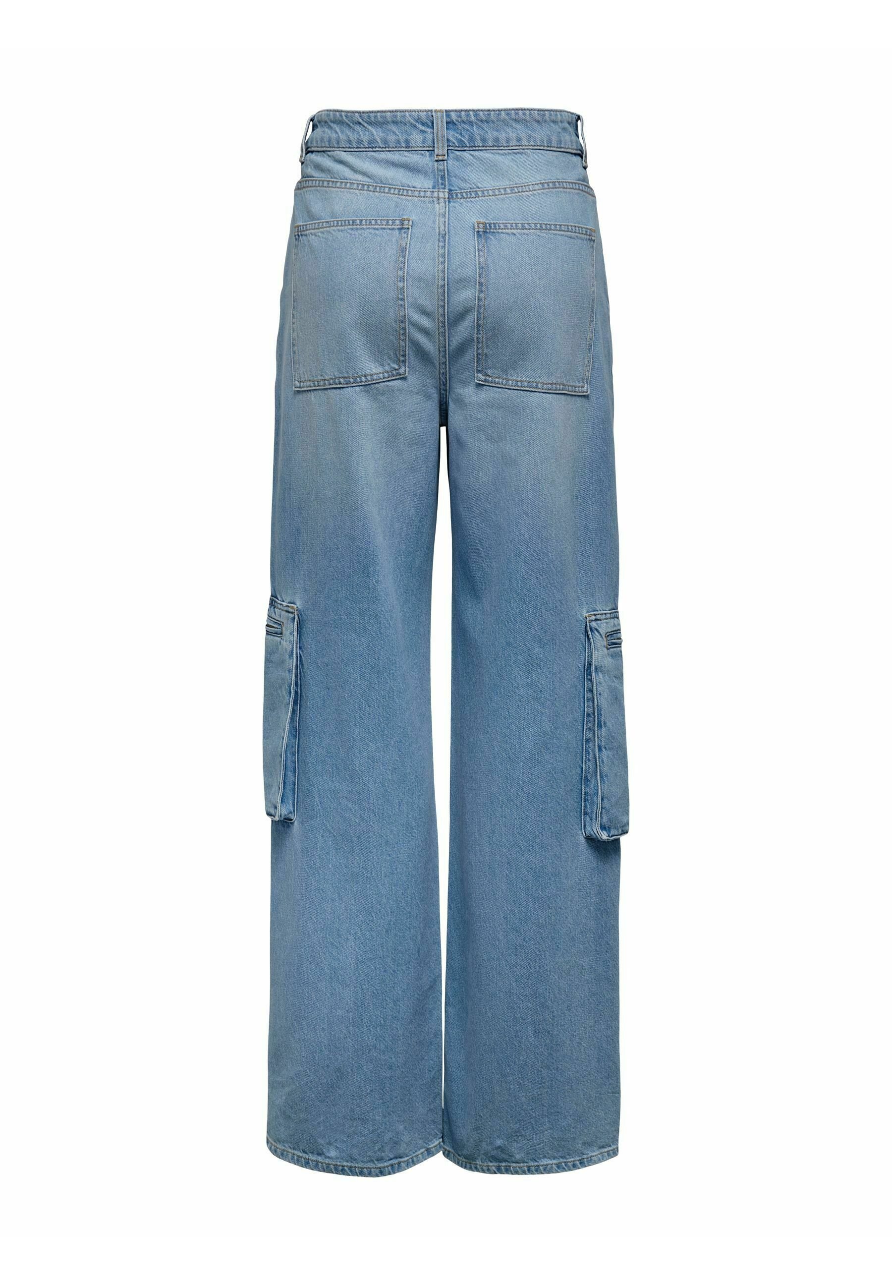 ONLY Damen Jeans „ONLHOPE“ – Wide Leg, Hellrosa, Hoher Bund, Größe 28/32