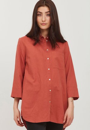 BYEMMAN LONG SHIRT - Skjortebluser - red