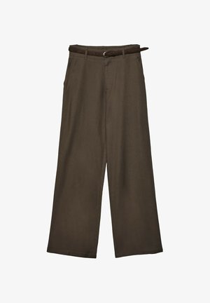 Stradivarius, Pantalon classique - brown