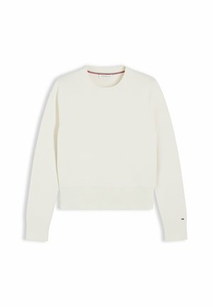 Tommy Hilfiger, TOMMY HILFIGER PREMIUM KNIT CREW NECK JUMPER - Maglione - ivory petal