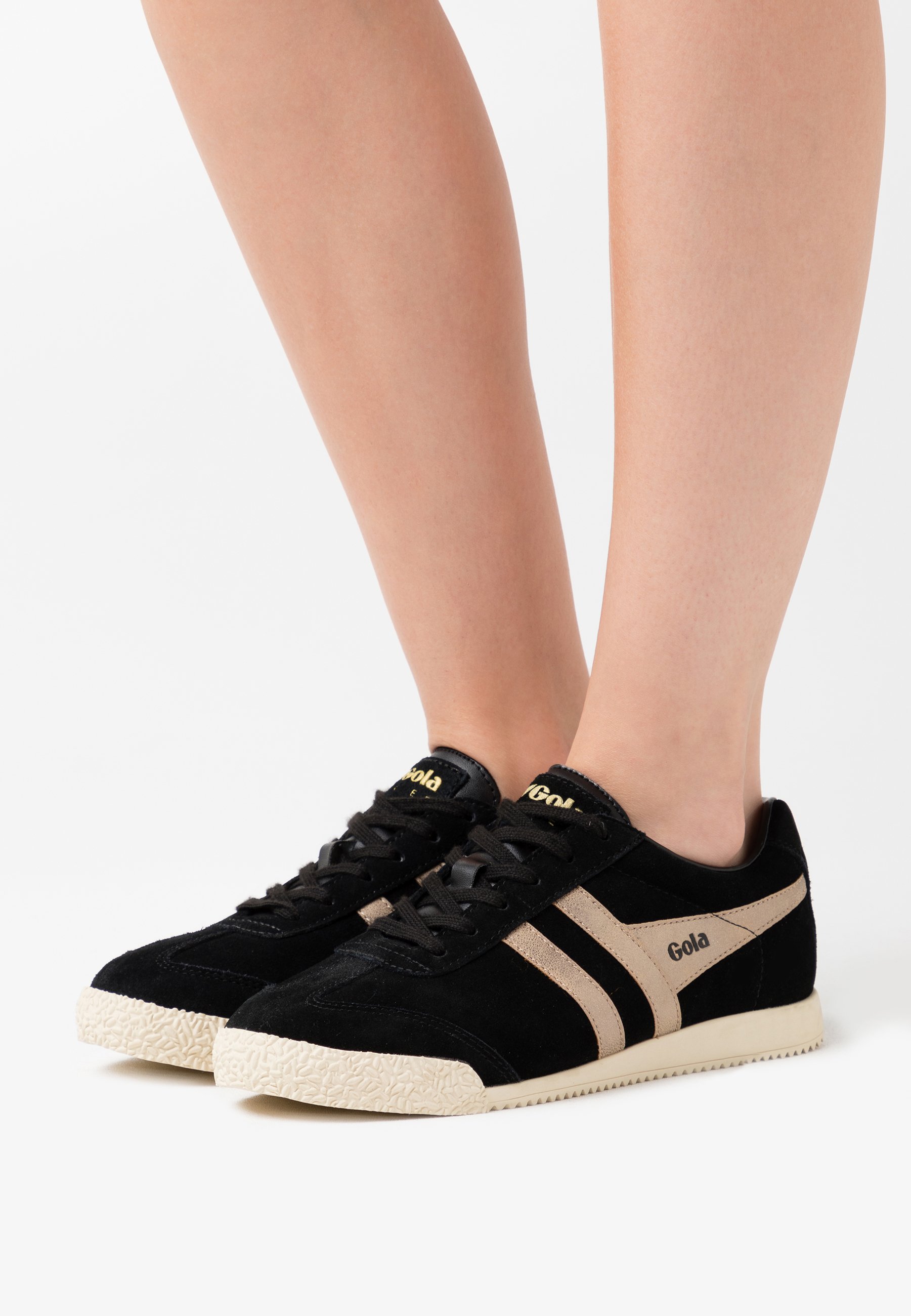 Gola HARRIER MIRROR - Baskets basses - black/gold/noir - ZALANDO.BE