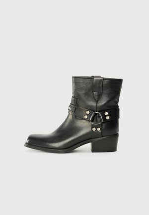 TEXAS - Cowboy-/Bikerlaarsjes - black