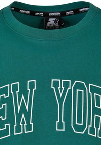 Starter NEW YORK - Marškinėliai su spaudiniu - darkfreshgreen